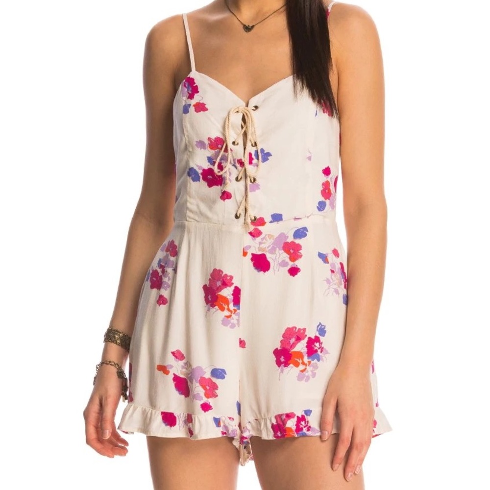 MinkPink Floral Romper